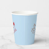 Paper Cup - Santa und Sleigh Pappbecher (Rechts)