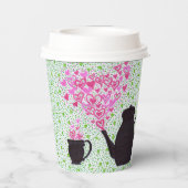 Paper Cup - Teezeitherzen Pappbecher (Rückseite)