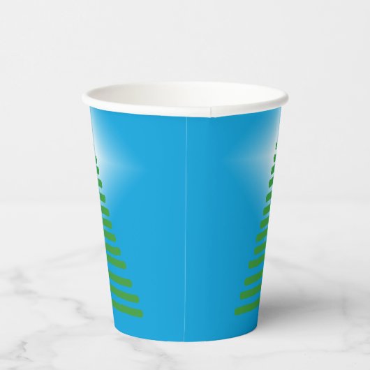 Paper Cup - Tree mit Star Pappbecher (Rechts)