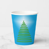 Paper Cup - Tree mit Star Pappbecher (Vorderseite)
