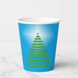 Paper Cup - Tree mit Star Pappbecher