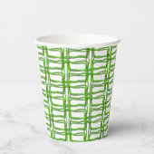Paper Cup - Woven Mesh in Green Pappbecher (Rückseite)