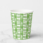 Paper Cup - Woven Mesh in Green Pappbecher (Rechts)