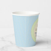 Paper Cups "Blue/Build-a-library" 8 oz. Pappbecher (Rechts)