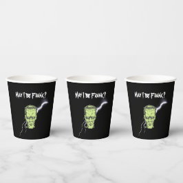 Paper Cups, darf ich Frank sein, Frankenstein Pappbecher