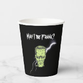 Paper Cups, darf ich Frank sein, Frankenstein Pappbecher (Vorderseite)