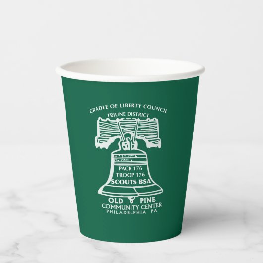 Paper Cups - Forest Green Pappbecher (Vorderseite)