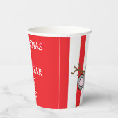 Paper Cups "Merry ChristMouse" 8 oz. Pappbecher (Rechts)