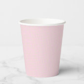 Paper Cups "Pink/Build-a-library" 8 oz. Pappbecher (Rückseite)