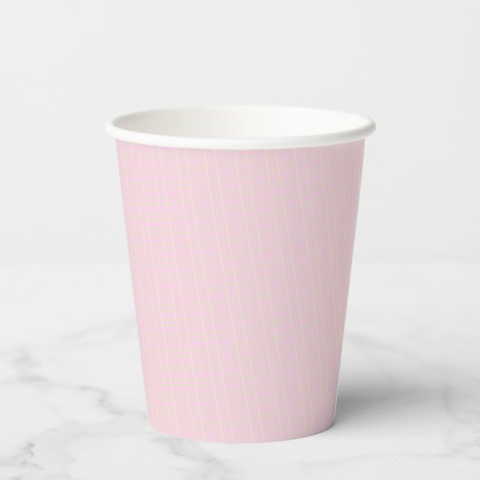Paper Cups "Pink/Build-a-library" 8 oz. Pappbecher (Rückseite)