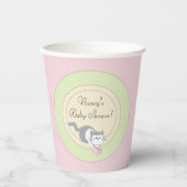 Paper Cups "Pink/Build-a-library" 8 oz. Pappbecher (Vorderseite)