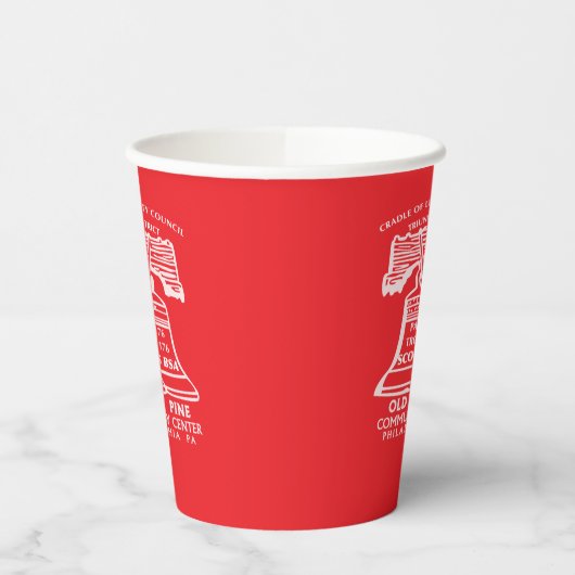 Paper Cups - Red Pappbecher (Links)