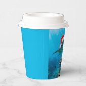 Paper cups, Shark Christmas Pappbecher (Rechts)