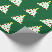 Paper Cutout Weihnachtsbaum Geschenkpapier (Ecke)