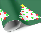 Paper Cutout Weihnachtsbaum Geschenkpapier (Rolleneckpunkt)