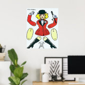 Paper Doll, Woman Reitsportler Poster (Heimbüro)