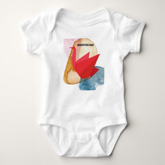 Paper duck Grace Baby Strampler (Vorderseite)