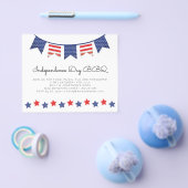 PAPER Einfache Stars Bunting 4th July BBQ Flyer (Einzeln)
