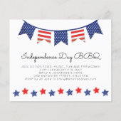 PAPER Einfache Stars Bunting 4th July BBQ Flyer (Vorne)
