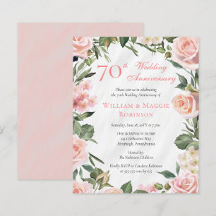 PAPER Elegantes Rosa Party zum 70. Jubiläum