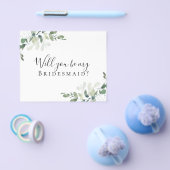 PAPER Eucalyptus Werden Sie meine Bridesmaid Flyer (Einzeln)