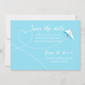 Paper Flugzeug Einladung (Vorderseite)