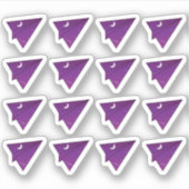 Paper Flugzeug Night Sky Travel Erinnerung Bujo Pl Aufkleber (Vorderseite)