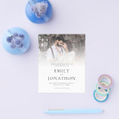 PAPER Foto Overlay QR-Code Hochzeitssache speicher Flyer (Einzeln)