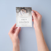 PAPER Foto Zeile QR Hochzeitssache Speichern Sie d Flyer (Gruppe)