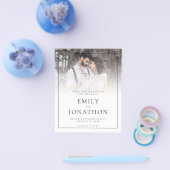 PAPER Foto Zeile QR Hochzeitssache Speichern Sie d Flyer (Einzeln)