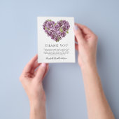 PAPER-Gedenkkarte | Hydrangea Herz Flyer (Gruppe)