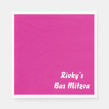 Paper Girl Party Napkin