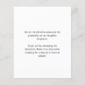 PAPER Glückwunsch 2 Foto 2023 Abitur Ankündigung Flyer (Hinten)