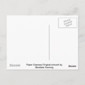 Paper Goannas Postkarte (Rückseite)