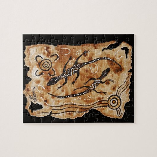 Paper Goanna's Puzzle (Horizontal)