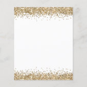 PAPER Gold Glitter Flyer (Hinten)