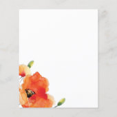 PAPER Golden Poppy Mother's Day Brunch Flyer (Hinten)