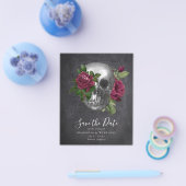 PAPER Gothic Save the Date | Rose für Schiefer Sku Flyer (Einzeln)