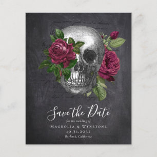 PAPER Gothic Save the Date   Rose für Schiefer Sku Flyer