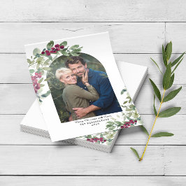 PAPER Green Eucalyptus Arch Weihnachtskarte Flyer