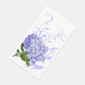 Paper Guest Napkins-Hydrangea Serviette (Ecke)