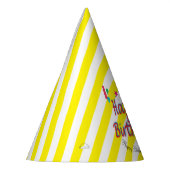 Paper Hat Birthday Balloons Stars Partyhütchen (Links)
