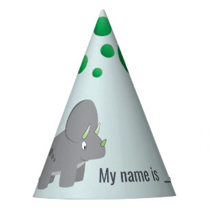 Paper Hat Dinosaur Partyhütchen