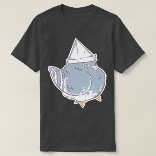 Paper Hat Pigeon T-Shirt (Design vorne)
