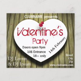 Paper Heart - Valentine's Day Party Flyer