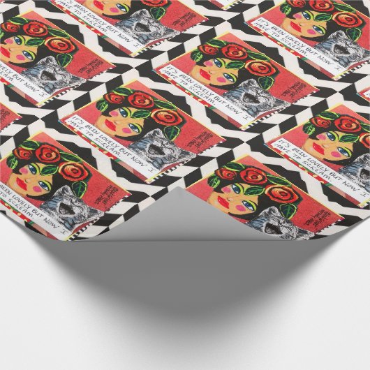 PAPER-IT EINZUWICKELN ist REIZEND gewesen Geschenkpapier (Ecke)