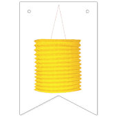 Paper Lantern gratuliert Wimpelkette (Zweite Fahne)