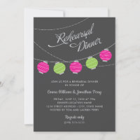 Paper Lanterns Pink Green Wedding Probe Dinner