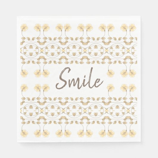 Paper Lunchen Flows Smile Napkin Serviette (Vorderseite)