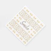 Paper Lunchen Flows Smile Napkin Serviette (Ecke)